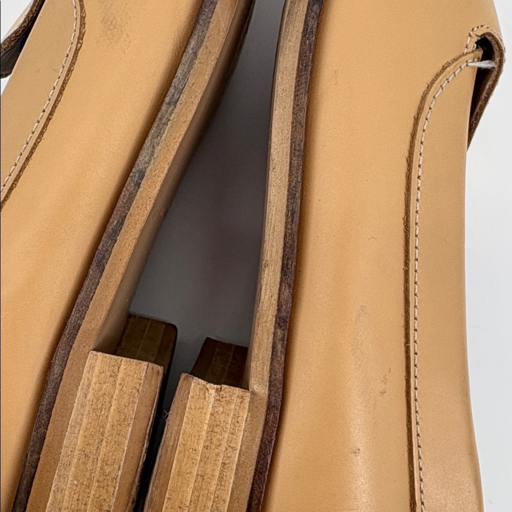 Everlane Womens Tan Yellow Modern Loafer Leather Italian Size 9 1/2 - Picture 9 of 13
